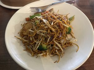 Special noodles  at Vegan Planet in North West London