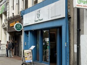 store front  at Vegan Planet in North West London