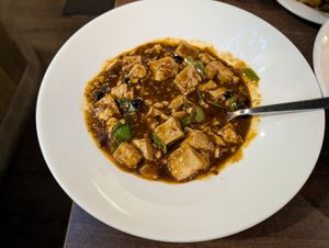 Mapo tofu at Vegan Planet in North West London