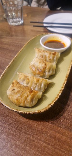 Gyoza at Vegan Planet in North West London