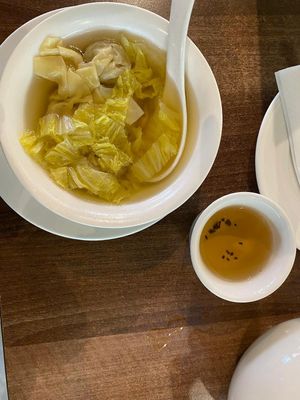 Dumpling soup was fantastic at Vegan Planet in North West London