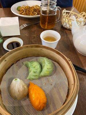 Dumpling at Vegan Planet in North West London
