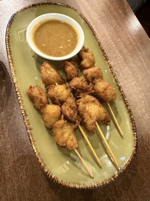 Satay vegan  at Vegan Planet in North West London