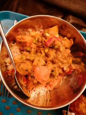 Bahji curry at Eastern Eye in Lichfield