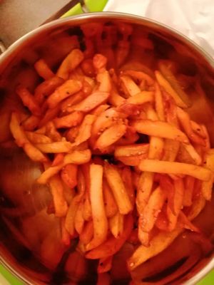 Tikka chips at Eastern Eye in Lichfield