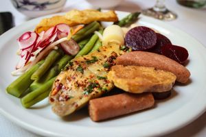selection from the buffet at Spring Restaurante Vegetariano - Capital Federal in Buenos Aires