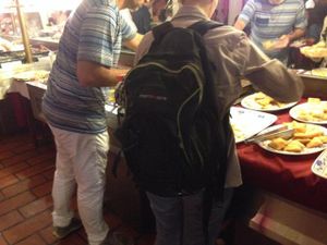 buffet line at Spring Restaurante Vegetariano - Capital Federal in Buenos Aires