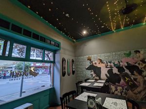 Interior at Vegan Street Bar - Yasai Bar in Santiago