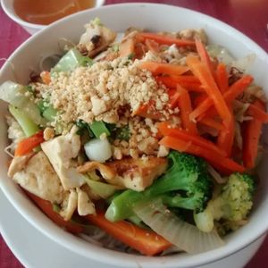 Lemongrass tofu at Red Satay Grill in Moncton