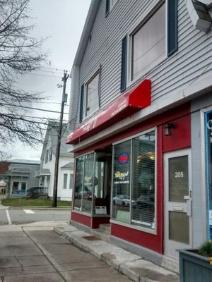 outside at Red Satay Grill in Moncton