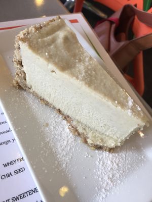 vegan cheesecake   at Lotus Leaf Cafe in Wichita