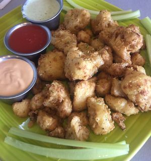 Buffalo cauliflower  at Lotus Leaf Cafe in Wichita