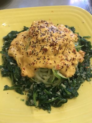 Cashew cream sauce  at Lotus Leaf Cafe in Wichita