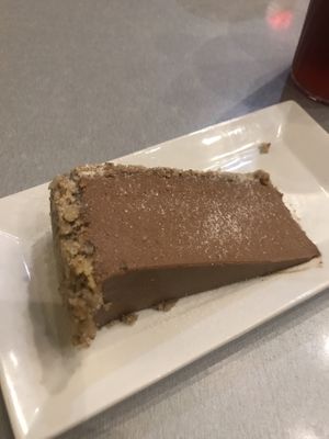 Amaretto cheeze cake at Lotus Leaf Cafe in Wichita