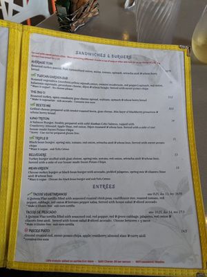 Menu page 2 at Lotus Leaf Cafe in Wichita