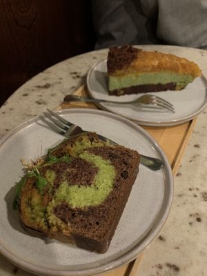 Vegan banana bread   at Moya Matcha in Warsaw