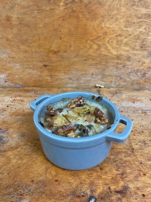 Vegan Blue Cheese and Lardons at Refuel Your Soul in North London