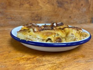 Vegan Tartiflette
 at Refuel Your Soul in North London