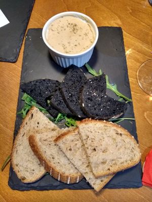 Foie gras at Refuel Your Soul in North London