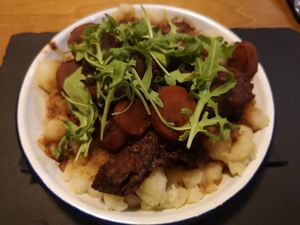 Beef Bourguignon at Refuel Your Soul in North London