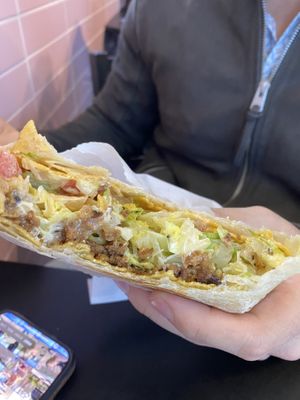 Crunch wrap supreme  at Ziggy's in Paso Robles