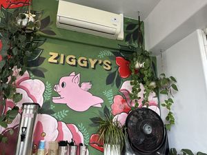 Sign inside, so cute  at Ziggy's in Paso Robles