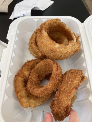 Onion rings  at Ziggy's in Paso Robles