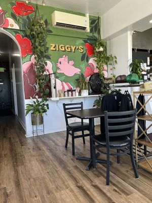 Inside the restaurant   at Ziggy's in Paso Robles