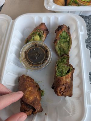 Avo egg rolls at Ziggy's in Paso Robles