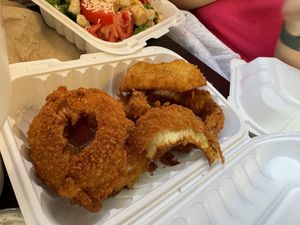 Onion rings  at Ziggy's in Paso Robles
