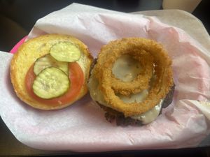 45 Burger  at Ziggy's in Paso Robles