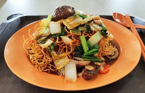 Sheng Mian (Crispy Noodle) at Jin You Yuan 今友緣素食坊 in Central Singapore