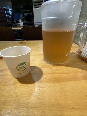 I always love the iced herbal teas that Korean places serve in place of water    at Urban Tofu 도시두부가게  in Seoul