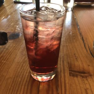 Pomegranate house soda  at Fiction Kitchen in Raleigh