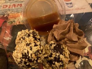 Mousse and truffles at Fiction Kitchen in Raleigh