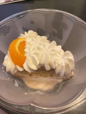 Takeout of tres leches - so good  at Fiction Kitchen in Raleigh