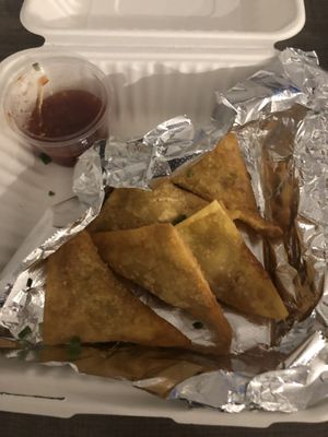 “Crab” Rangoon    at Fiction Kitchen in Raleigh