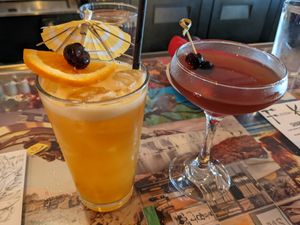 Cocktails at Fiction Kitchen in Raleigh