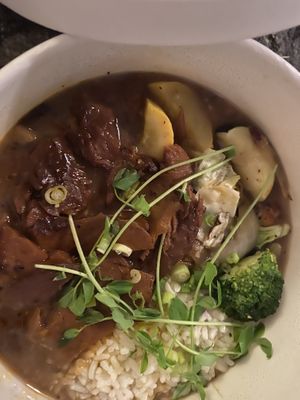 Brisket bowl- my personal favorite 🤩   at Fiction Kitchen in Raleigh