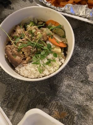 BBQ Bowl  at Fiction Kitchen in Raleigh