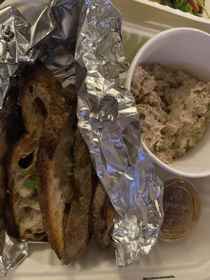 Lion’s mane krab dip  at Fiction Kitchen in Raleigh