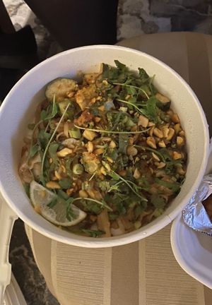 Peanut noodles 🍜   at Fiction Kitchen in Raleigh