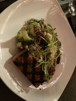 Risotto with grilled tofu   at Fiction Kitchen in Raleigh