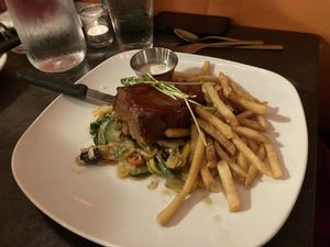 Plant bases meatloaf  at Fiction Kitchen in Raleigh