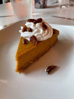 Pumpkin Cheesecake at Fiction Kitchen in Raleigh