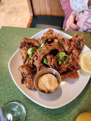 Fried mushrooms at Fiction Kitchen in Raleigh