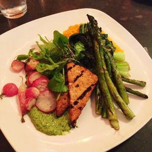 One of the plates they had as their "Farmer's Market Plate" at Fiction Kitchen in Raleigh