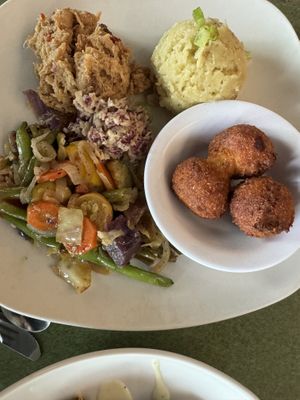 BBQ plate  at Fiction Kitchen in Raleigh