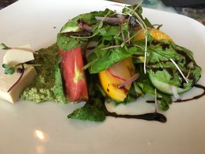 Locavore vegan salad at Fiction Kitchen in Raleigh