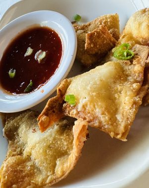 Lion's Mane Rangoon  at Fiction Kitchen in Raleigh